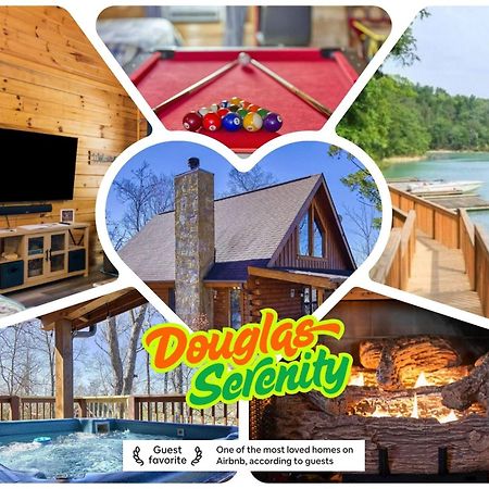 Serenity, A Rustic Log Cabin Retreat Севьервилл Экстерьер фото
