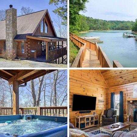 Serenity, A Rustic Log Cabin Retreat Севьервилл Экстерьер фото